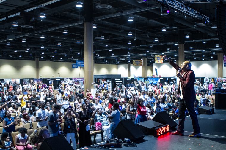 The Allstate Tom Joyner Family Reunion EXPO Stage Featuring: Marsha Ambrosius, Algee Smith, PJ Morton & Brian Courtney Wilson