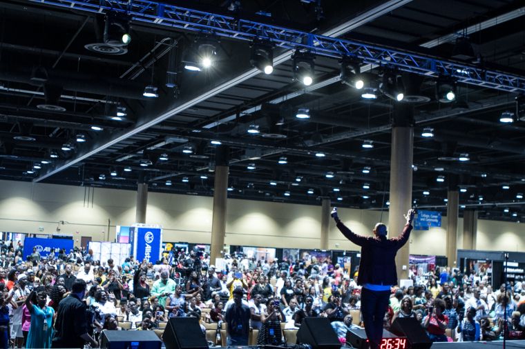 The Allstate Tom Joyner Family Reunion EXPO Stage Featuring: Marsha Ambrosius, Algee Smith, PJ Morton & Brian Courtney Wilson
