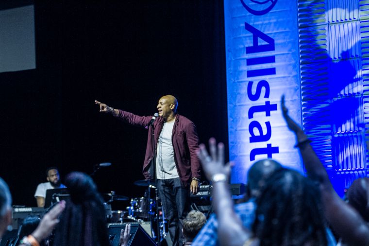 The Allstate Tom Joyner Family Reunion EXPO Stage Featuring: Marsha Ambrosius, Algee Smith, PJ Morton & Brian Courtney Wilson