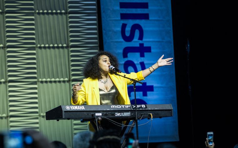 The Allstate Tom Joyner Family Reunion EXPO Stage Featuring: Marsha Ambrosius, Algee Smith, PJ Morton & Brian Courtney Wilson