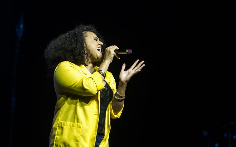 The Allstate Tom Joyner Family Reunion EXPO Stage Featuring: Marsha Ambrosius, Algee Smith, PJ Morton & Brian Courtney Wilson