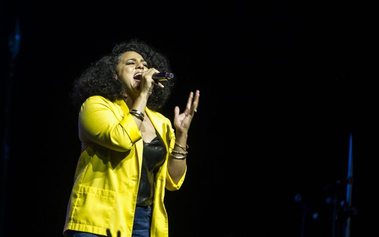 The Allstate Tom Joyner Family Reunion EXPO Stage Featuring: Marsha Ambrosius, Algee Smith, PJ Morton & Brian Courtney Wilson