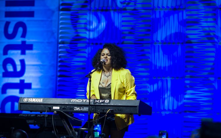 The Allstate Tom Joyner Family Reunion EXPO Stage Featuring: Marsha Ambrosius, Algee Smith, PJ Morton & Brian Courtney Wilson