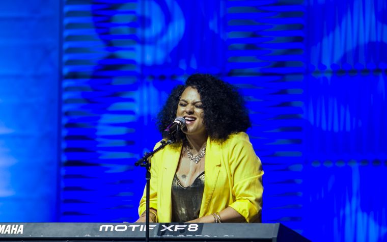 The Allstate Tom Joyner Family Reunion EXPO Stage Featuring: Marsha Ambrosius, Algee Smith, PJ Morton & Brian Courtney Wilson