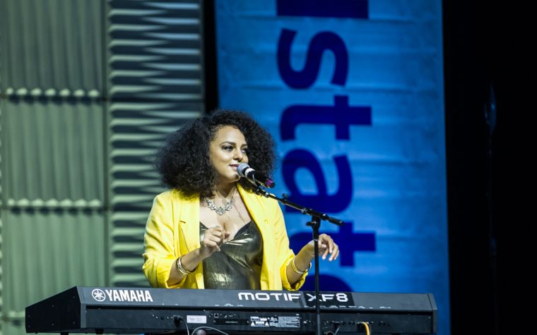 The Allstate Tom Joyner Family Reunion EXPO Stage Featuring: Marsha Ambrosius, Algee Smith, PJ Morton & Brian Courtney Wilson