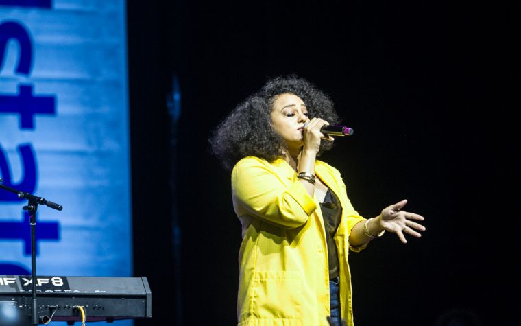 The Allstate Tom Joyner Family Reunion EXPO Stage Featuring: Marsha Ambrosius, Algee Smith, PJ Morton & Brian Courtney Wilson