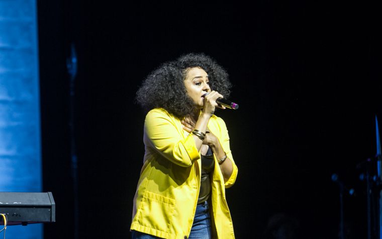 The Allstate Tom Joyner Family Reunion EXPO Stage Featuring: Marsha Ambrosius, Algee Smith, PJ Morton & Brian Courtney Wilson