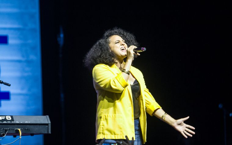 The Allstate Tom Joyner Family Reunion EXPO Stage Featuring: Marsha Ambrosius, Algee Smith, PJ Morton & Brian Courtney Wilson