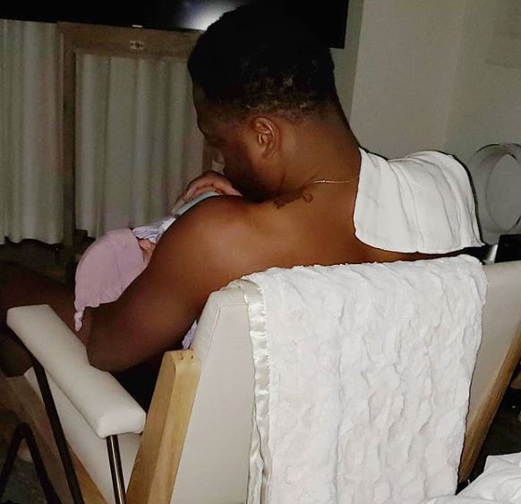 Dwayne In Daddy Mode