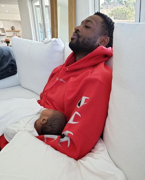 D Wade Can't Get Enough Of His Baby Girl