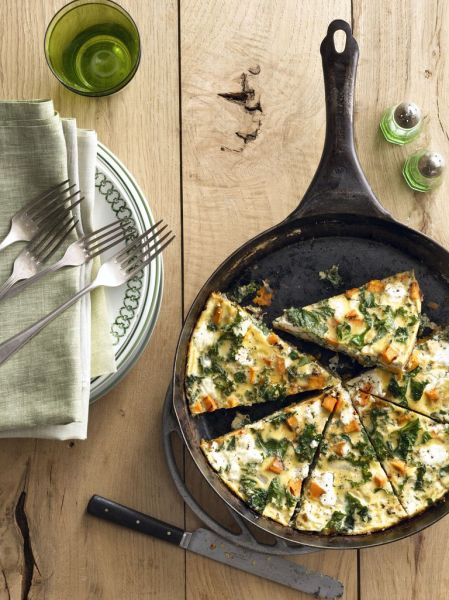 Sweet Potato Kale Frittata-Country Living
