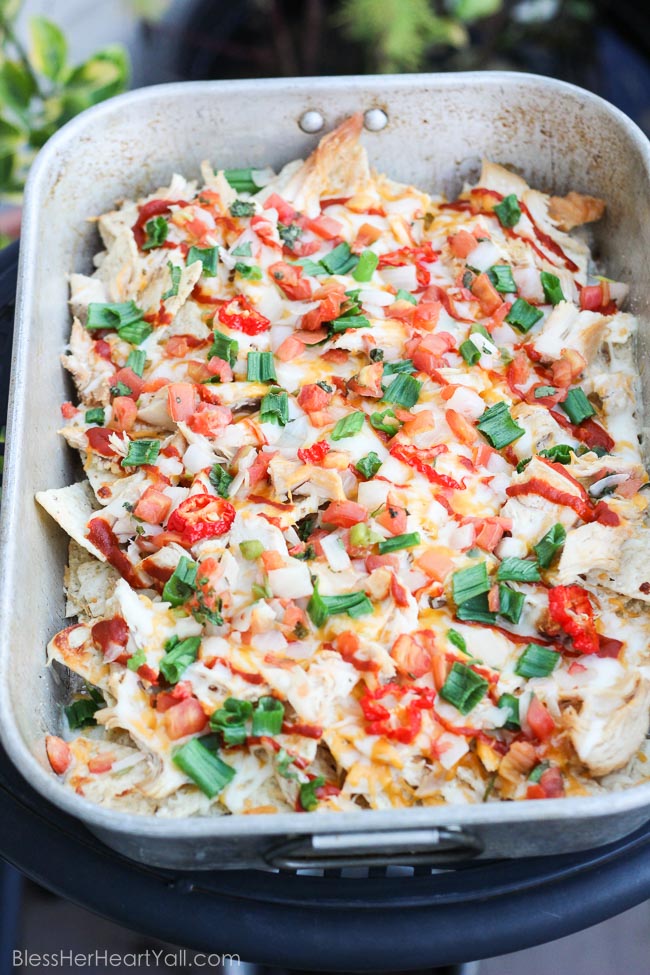 Thanksgiving Leftovers Nachos- Bless Her Heart Y'all