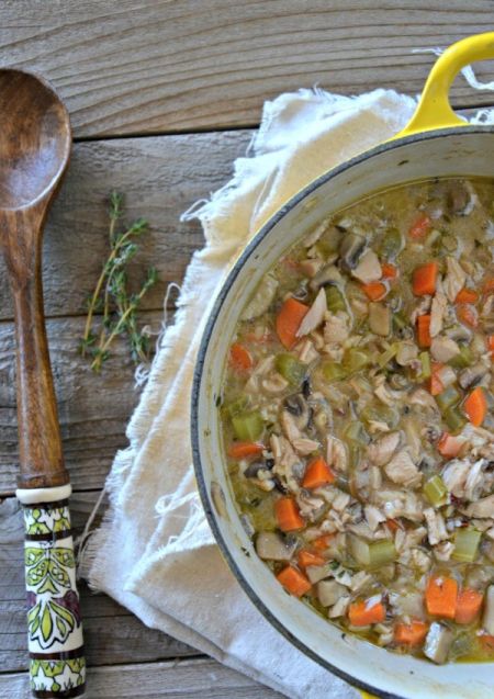 Turkey Wild Rice Soup- Mama Cooks