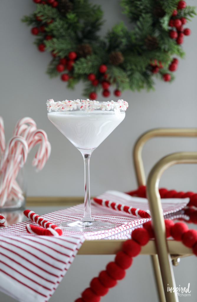 Peppermint White Chocolate Martini
