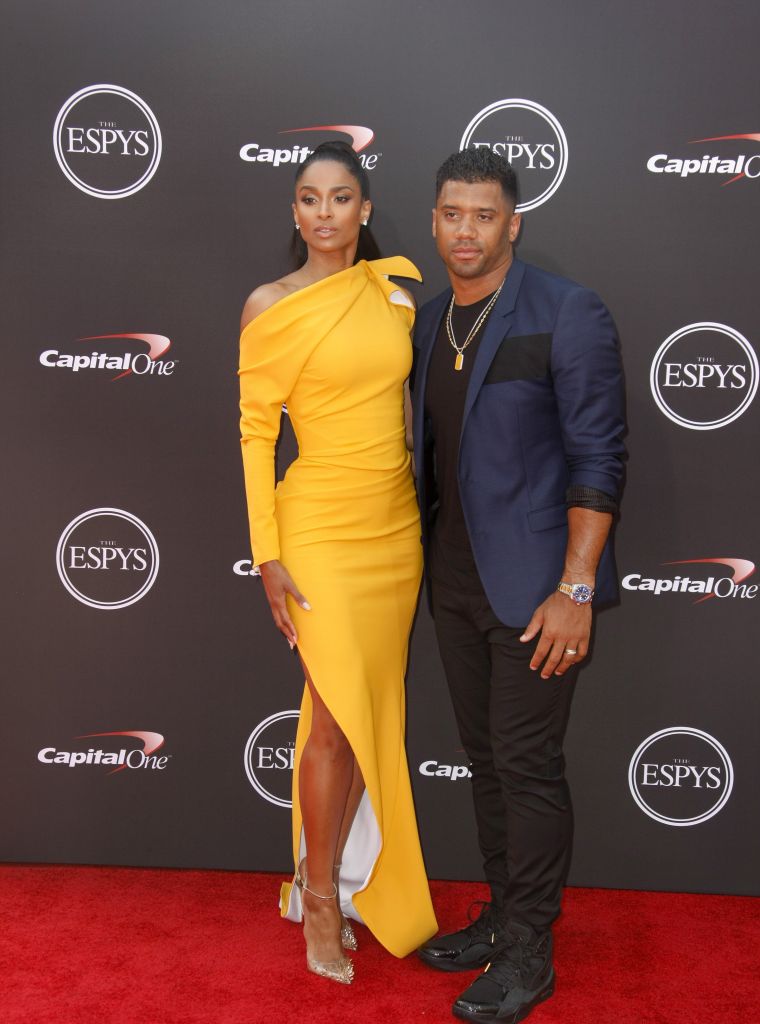 Ciara and Russell Wilson