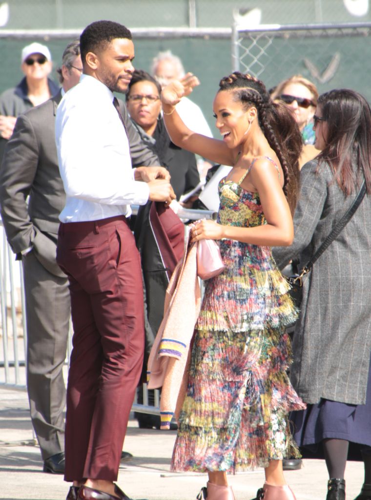 Nnamdi Asomugha and Kerry Washington