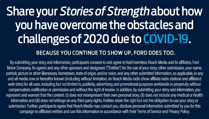 Reach: Ford - Stories of Strength 2020_October 2020