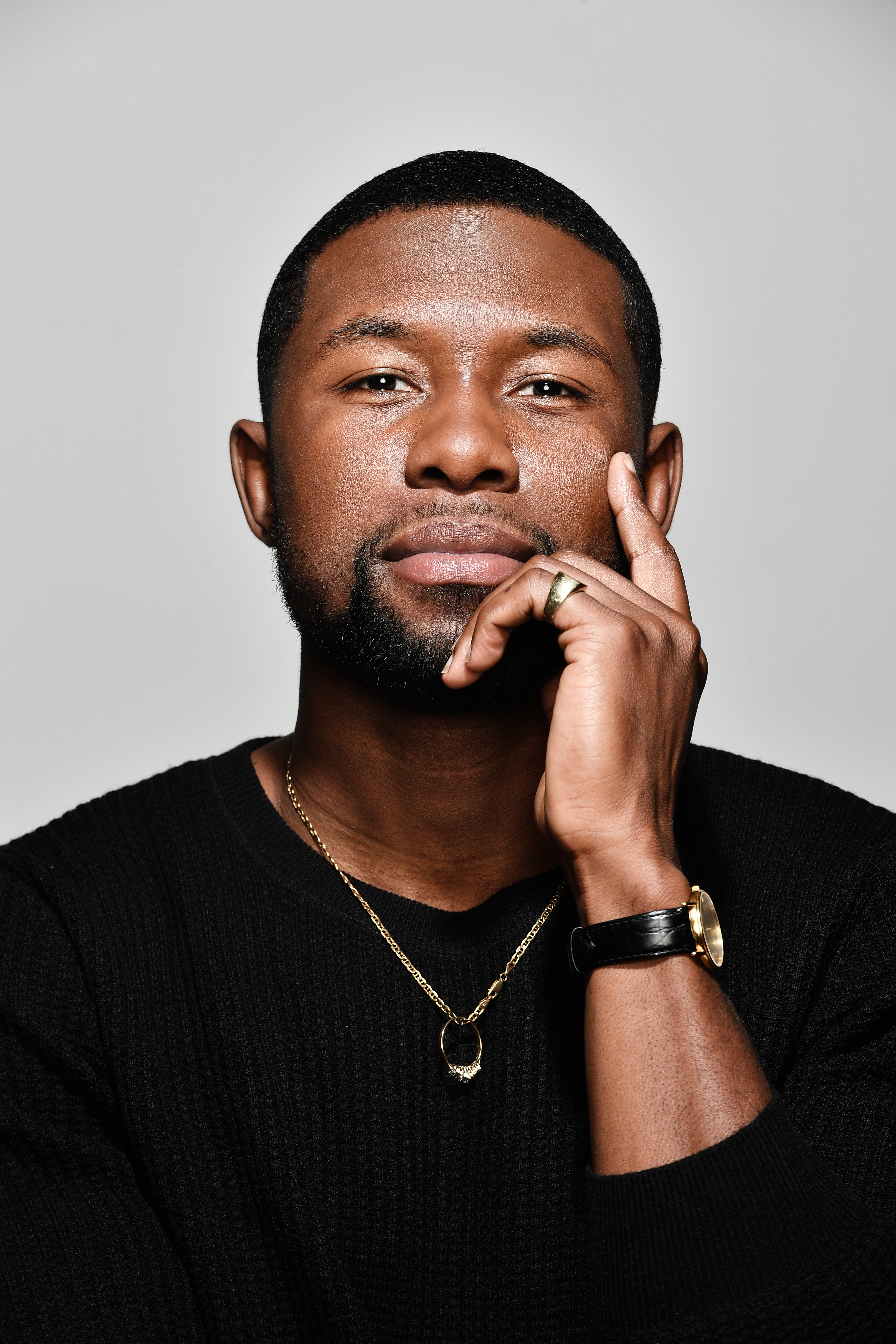 Writer & Director Barry Jenkins and newcomer actor Trevante Rhodes in the anticipated release of Moonlight.