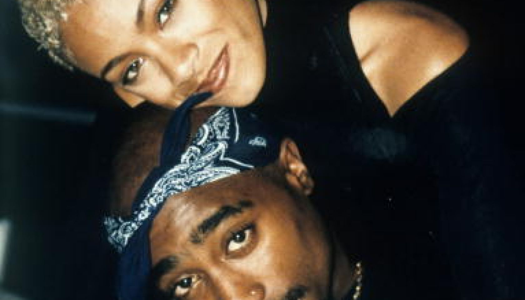 Tupac Shakur and Jada Pinkett Smith