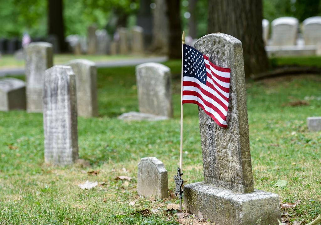 Historic Charles Evans Cemetery In Reading Pennsylvania