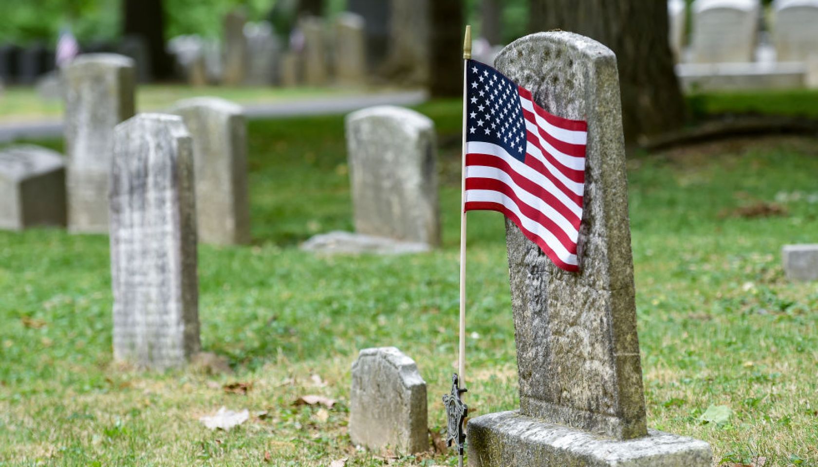 Historic Charles Evans Cemetery In Reading Pennsylvania
