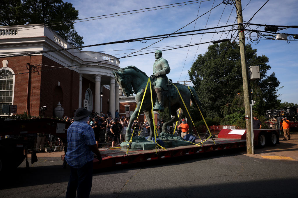 City Of Charlottesville, Virginia Removes Its Confederate Era Statues