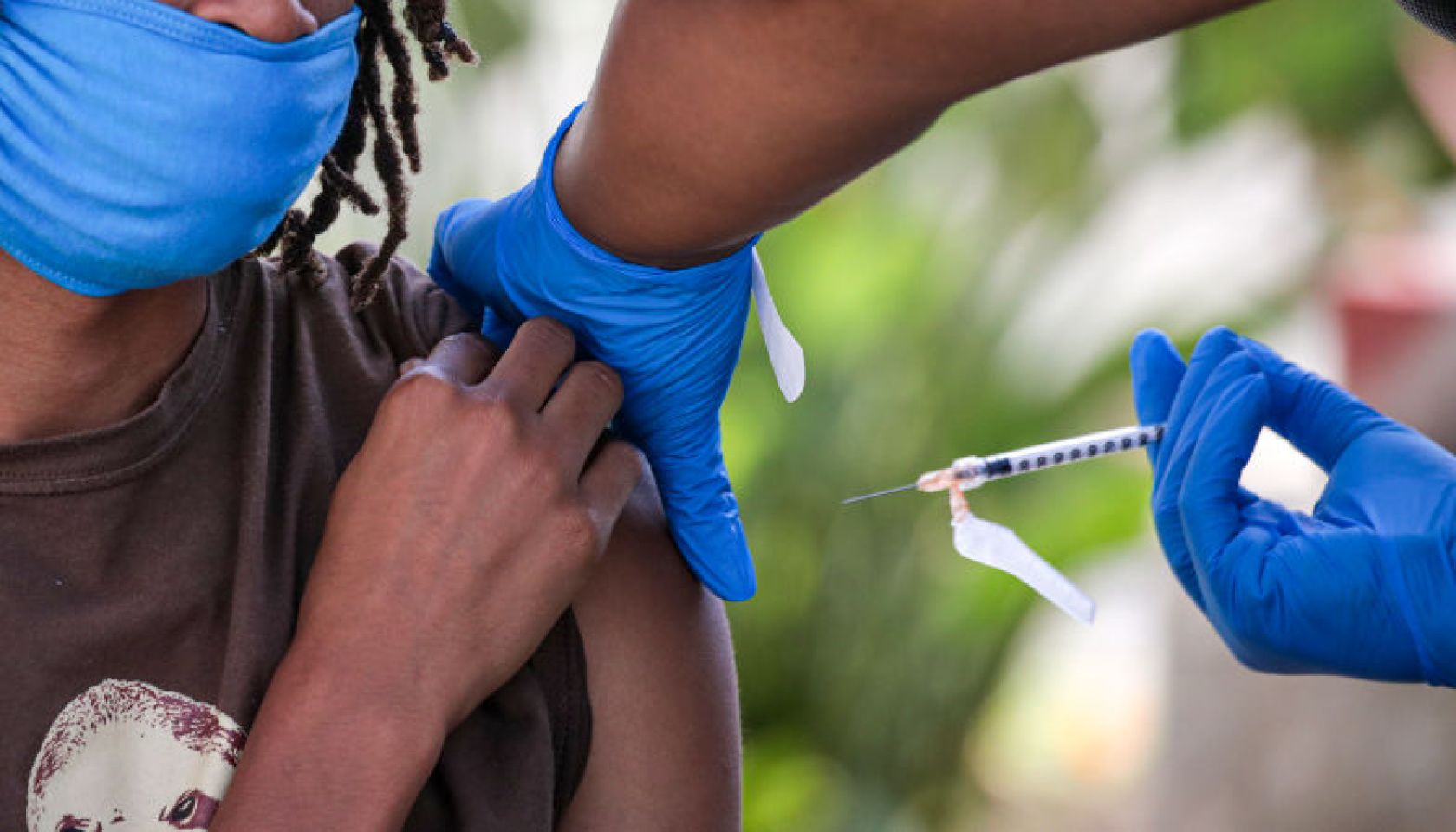 Mothers In Action hosts a mobile COVID-19 vaccine clinic, in collaboration L.A. County Department of Public Health.