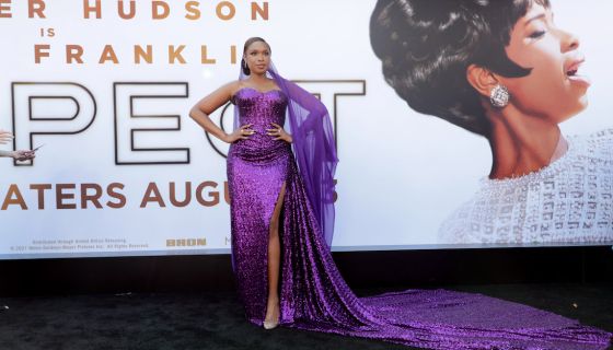 Jennifer Hudson Duets with Aretha’s Granddaughter at ‘Respect’ Premiere