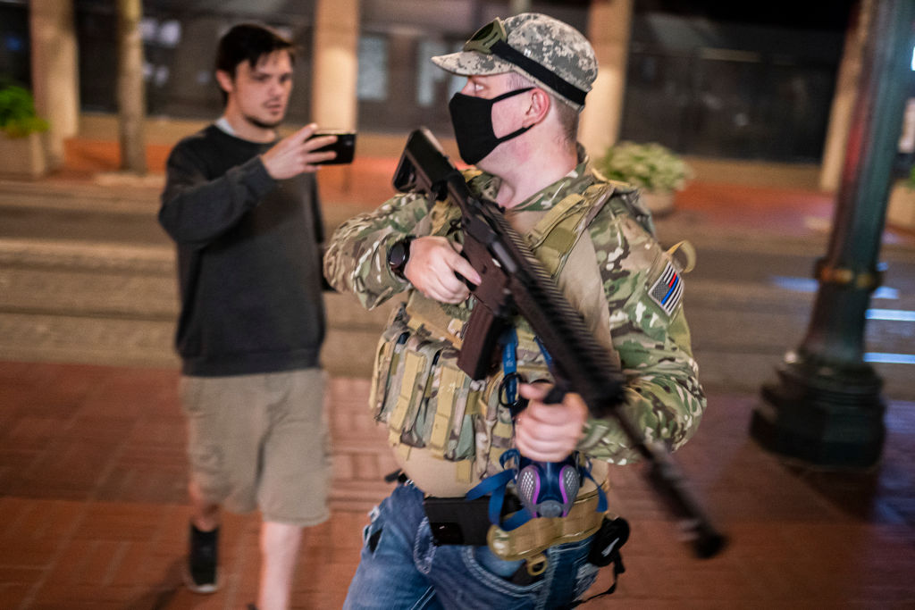 Right Wing And Left Wing Factions Clash In Portland