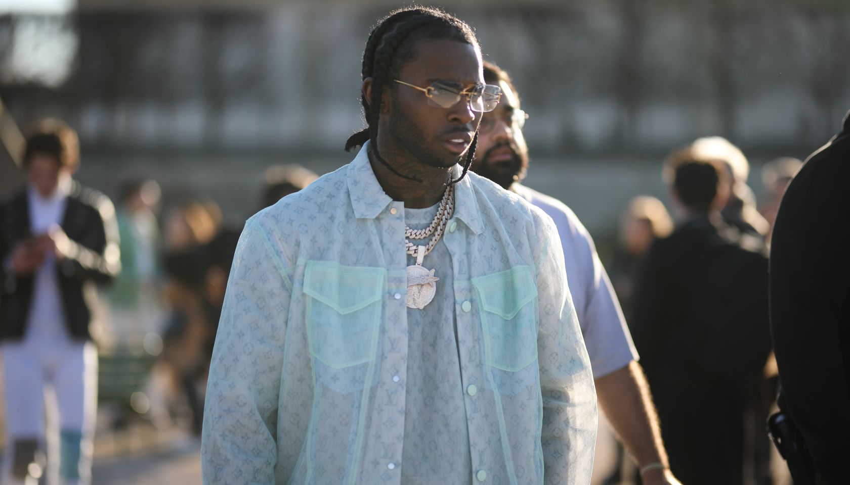 Pop Smoke At Paris Fashion Week