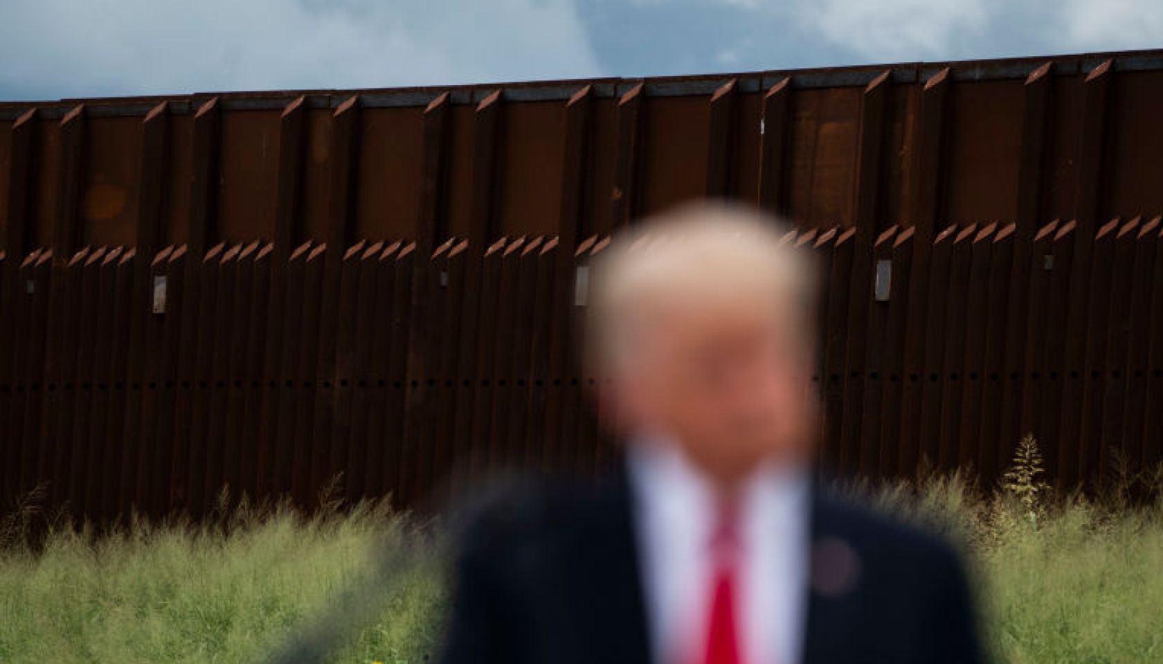 Former President Donald J. Trump and Governor Greg Abbott tour Border Wall