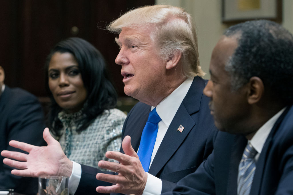 President Trump Holds Meeting Honoring Black History Month