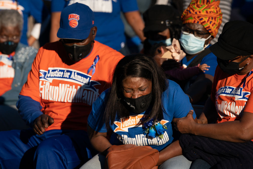 Candlelight Vigil Held For Ahmaud Arbery On The One Year Anniversary Of His Death