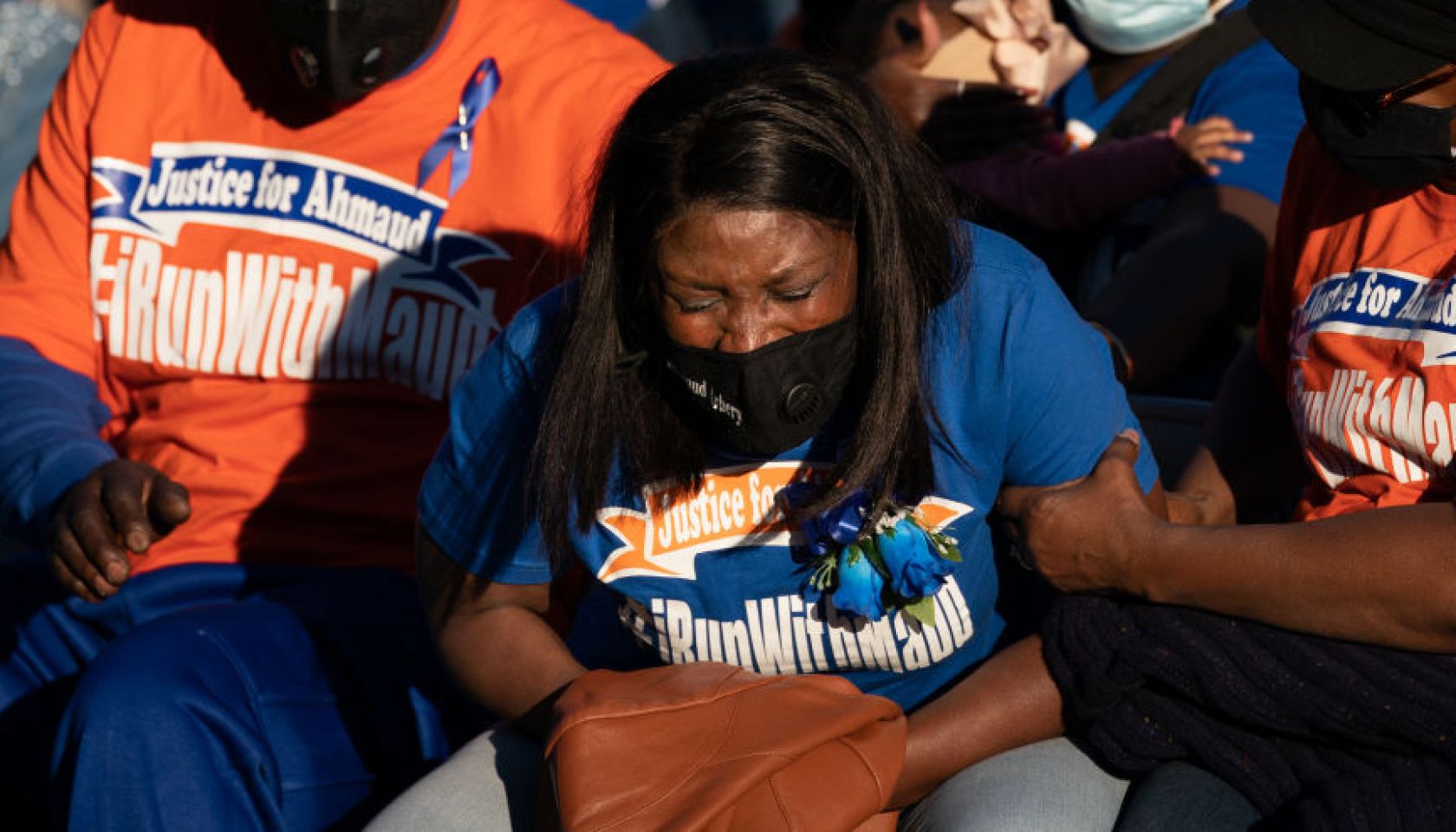 Candlelight Vigil Held For Ahmaud Arbery On The One Year Anniversary Of His Death