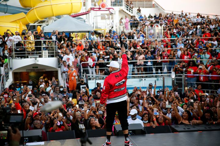 LL Cool J performs at The Tom Joyner Foundation Fantastic Voyage 20 in 2021