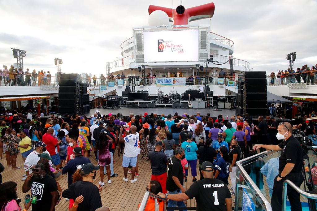 LL Cool J performs at The Tom Joyner Foundation Fantastic Voyage 20 in 2021