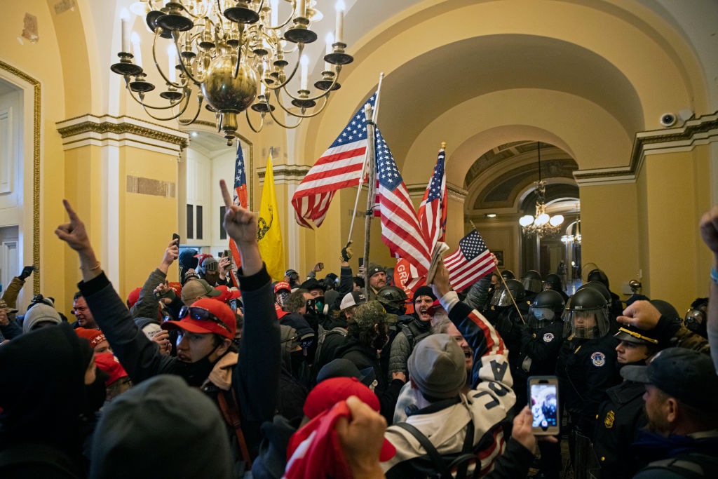 Trump Supporters Hold "Stop The Steal" Rally In DC Amid Ratification Of Presidential Election