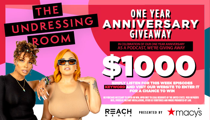 Macy's The Undressing Room Podcast Contest- Anniversary Social Assets_January 2022