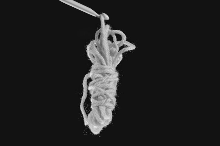 Wool thread and crochet