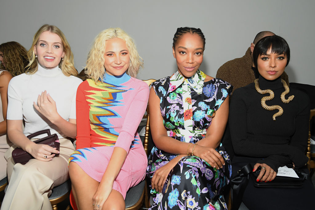Schiaparelli: Front Row - Paris Fashion Week - Haute Couture Spring/Summer 2020