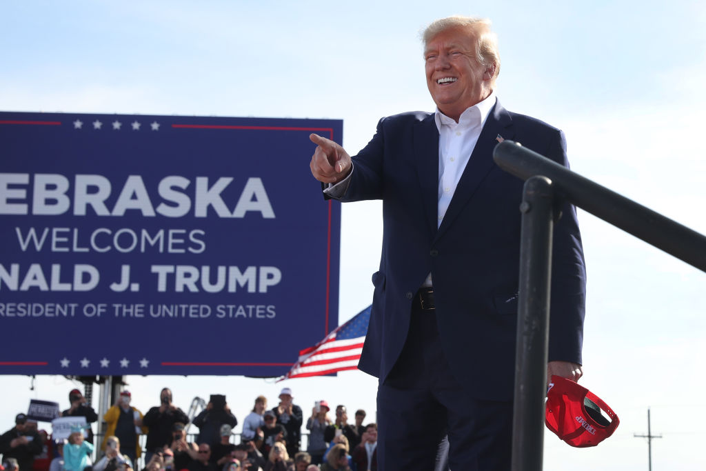 Former President Trump Rallies Supporters In Nebraska