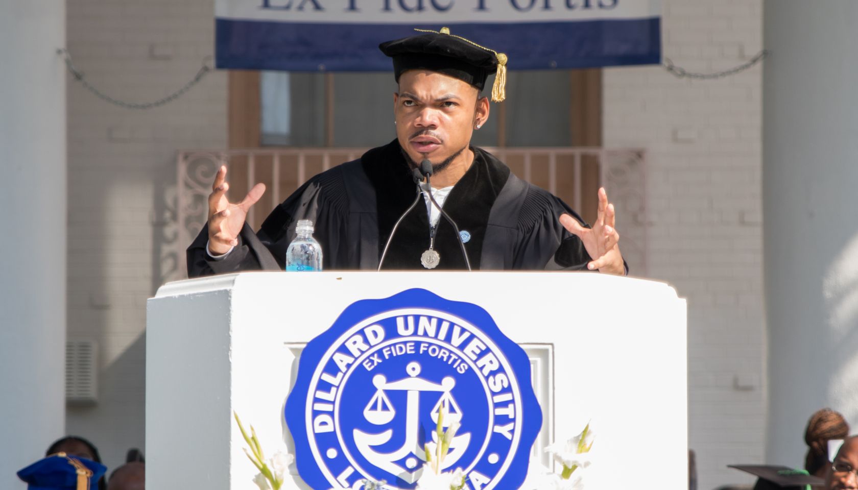 Chance The Rapper at Dillard Commencement