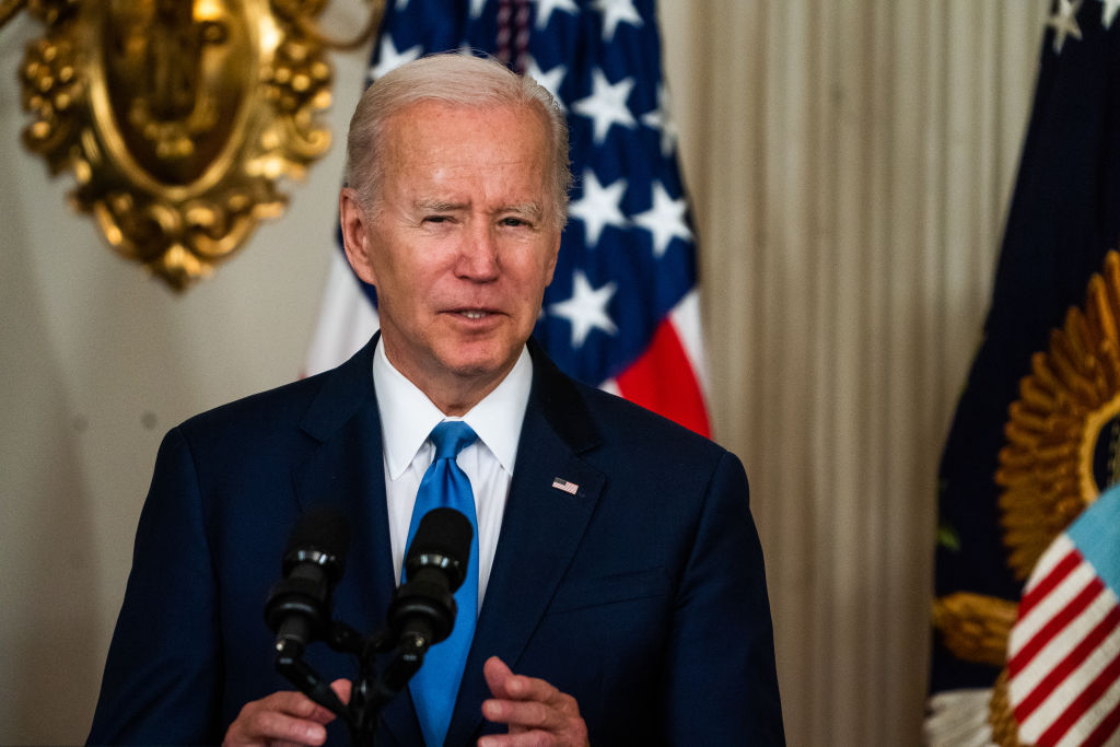 US President Joe Biden S. 3580, the Ocean Shipping Act of 2022