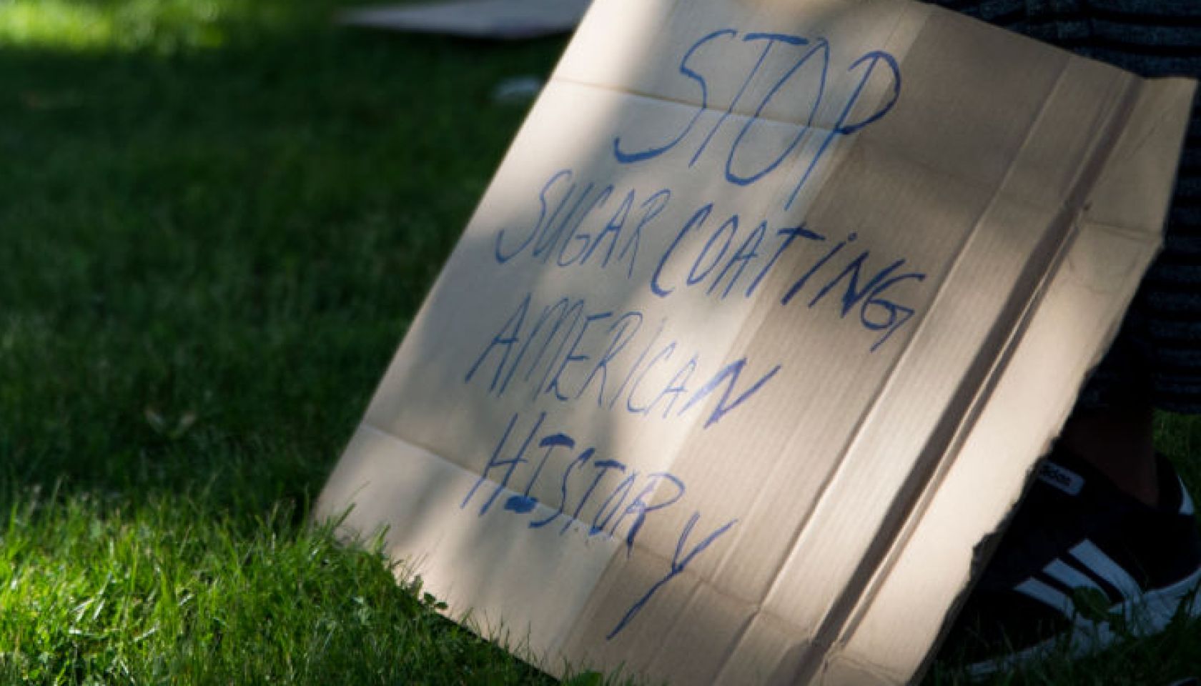 Milton Residents March in Support of Suspended Teacher