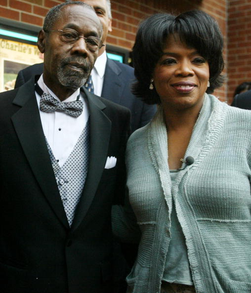Oprah Winfrey Attends Premiere With Father