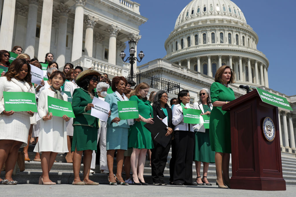 Pelosi, Female Representatives Discuss Legislation To Protect Reproductive Freedom
