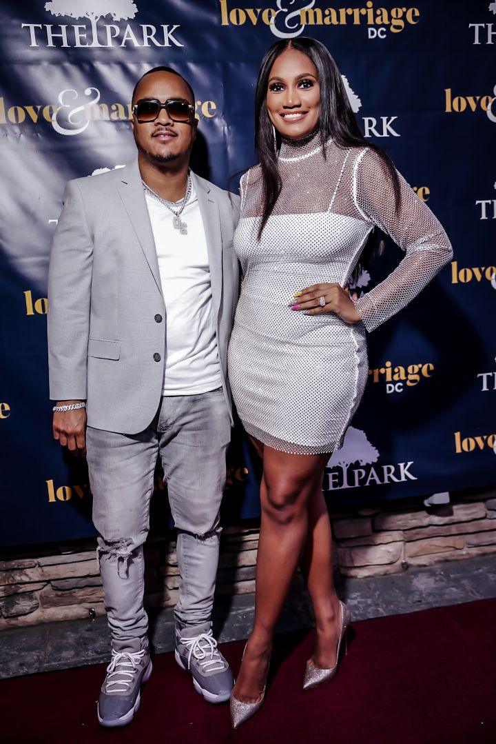 DJ QuickSilva and Ashley Silva at the Love & Marriage: D.C. Season Finale Party