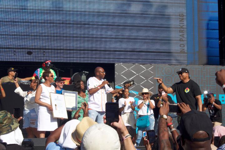 LL Cool J Receives The Key To Queens, New York