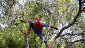 Turkish man's Spider-Man performance in Turkey's Antalya