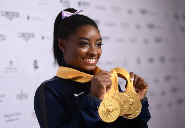 Simone Biles - Most Medals Won At The World Artistic Gymnastics Championships